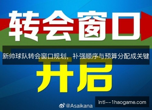 新帅球队转会窗口规划，补强顺序与预算分配成关键